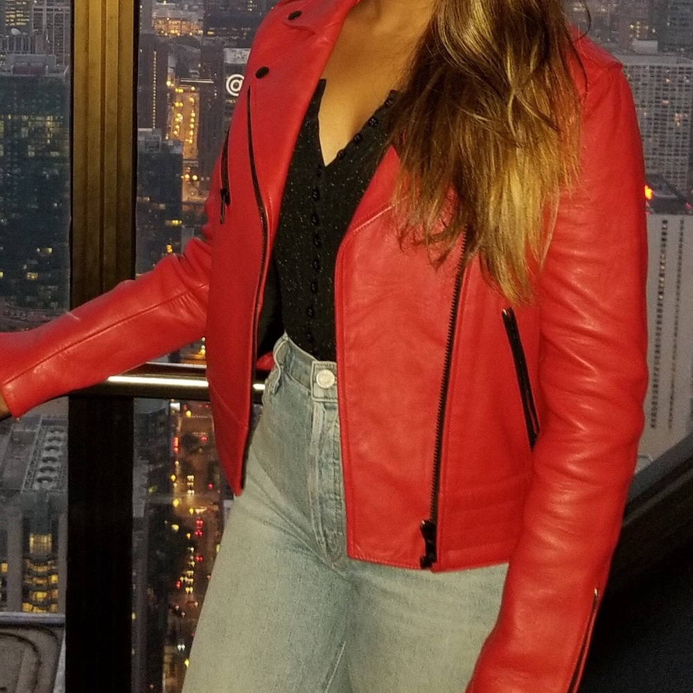 Rag and Bone Chrystie Moto Leather Jacket
